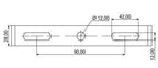 S&H 90215 LED Displaystrahler 225x185x130mm 100-240VAC/DC 30W 2600Lm