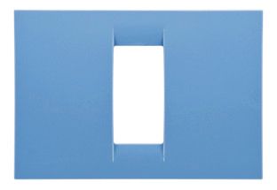 GEWISS GW22161 Abdeckrahmen System Virna 1M Himmelblau