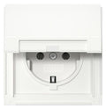 GIRA 445466 SCHUKO-Steckdose Klappdeckel TX_44 Reinweiß