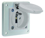 Bals 71122 Schuko-Anbausteckdose QC 16A 3p IP54 grau belg./franz.