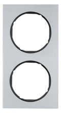 Berker 10122284 Rahmen 2fach R.3 Alu/schwarz