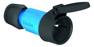 Bals 749009 Schuko-Kupplung 16A 3p IP54 blau belg./franz. erh.Ber.schutz