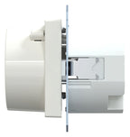 Mert 233819 FI-SCHUKO-Steckdose BRS polarweiß glänzend System M