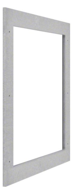Hager FZ298N Ausgleichsrahmen 1195x795x22 zur Vergrösserung Wandabst.