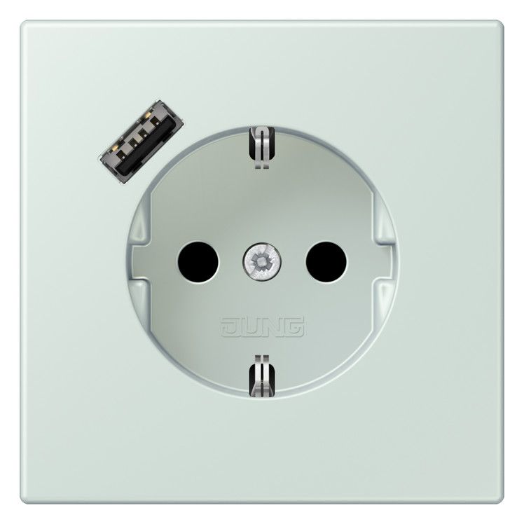 Jung LC1520-18A215 SCHUKO-Steckd.m.USB Typ A LC32034