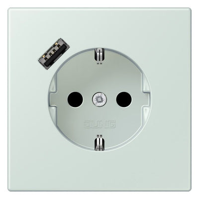 Jung LC1520-18A215 SCHUKO-Steckd.m.USB Typ A LC32034