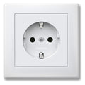Mert MEG 2300-1519 SCHUKO-Steckdose BRS volle Platte StK polarweiß M-SMART