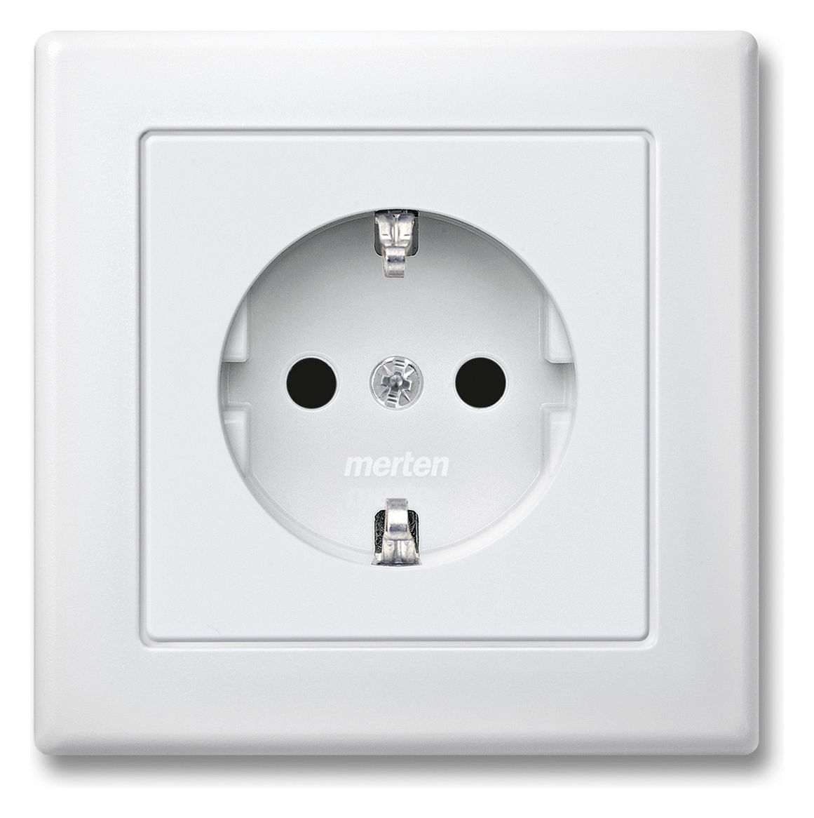 Mert MEG 2300-1519 SCHUKO-Steckdose BRS volle Platte StK polarweiß M-SMART