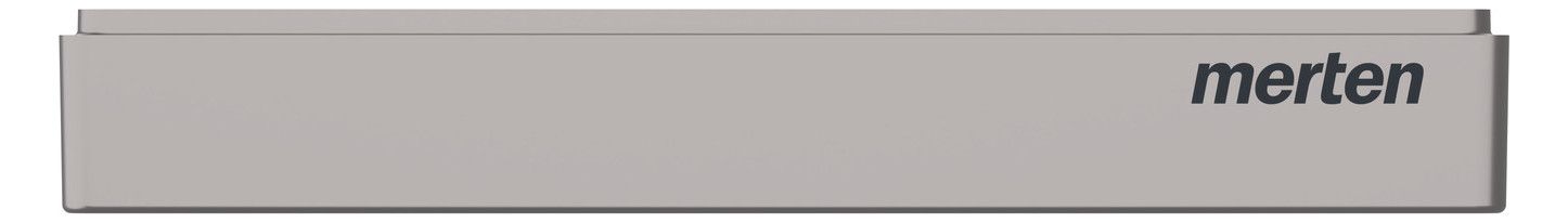 Mert MEG 4010-6550 D-Life Metall Rahmen 1fach Nickelmetallic