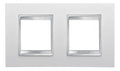 GEWISS GW16223TB Abdeckrahmen LUX International 2+2M horiz. Milchweiss