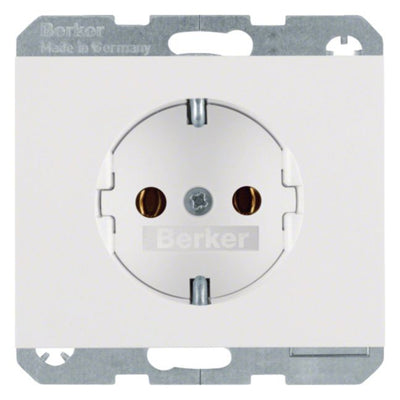 Berker 41157009 Steckdose SCHUKO K.1 polarweiß glänzend