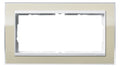 GIRA 1002773 Abdeckrahmen 2f o.Mittelst. Zwischenrahmen RW gl. Event Klar Sand