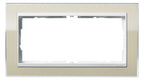 GIRA 1002773 Abdeckrahmen 2f o.Mittelst. Zwischenrahmen RW gl. Event Klar Sand