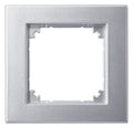 Mert 488160 M-PLAN II-Rahmen 1fach bündiger Einbau aluminium