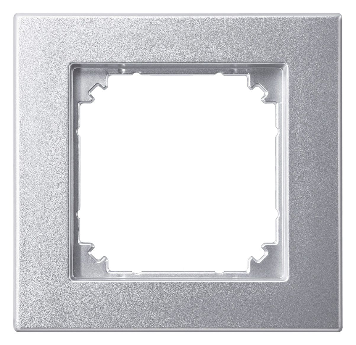 Mert 488160 M-PLAN II-Rahmen 1fach bündiger Einbau aluminium