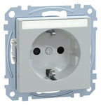 Mert MEG 2302-0329 SCHUKO-Steckdose BRS Sonder m.Schriftfeld StK lichtgrau Sys.M