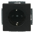 BJ 2300 EUCB-885 SCHUKO Steckdosen Einsatz schwarz matt future linear