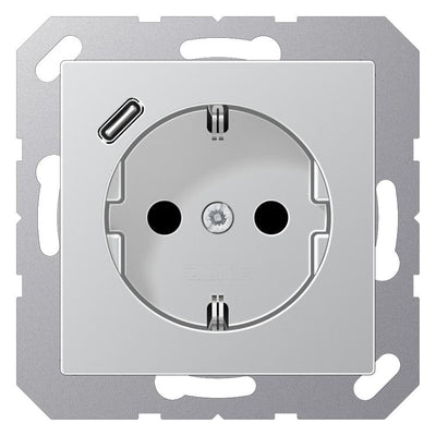 Jung A1520-18CAL SCHUKOsteckdose m.USB Typ C