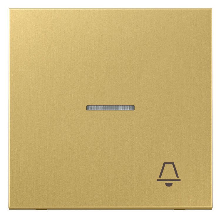 Jung ME2990KO5KC Wippe Symbol Klingel m.Lichtleiter LS Messing classic