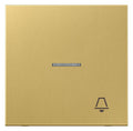 Jung ME2990KO5KC Wippe Symbol Klingel m.Lichtleiter LS Messing classic