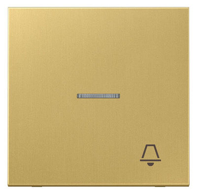 Jung ME2990KO5KC Wippe Symbol Klingel m.Lichtleiter LS Messing classic