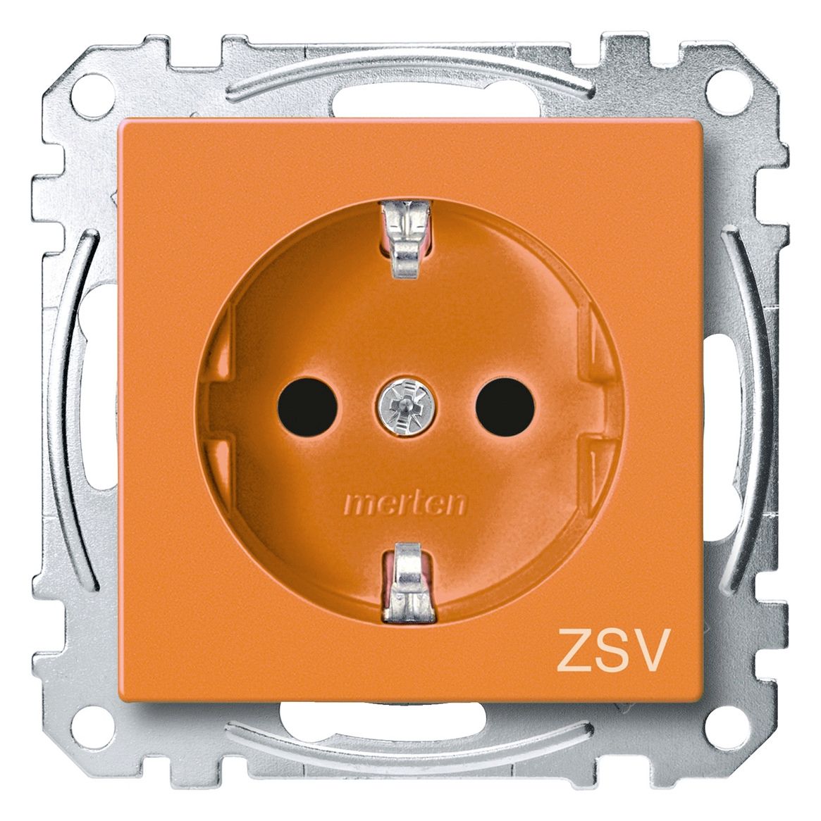 Mert MEG 2300-0302 SCHUKO-Steckdose BRS f.Sonder StK ZSV orange System M