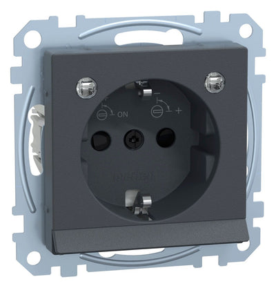 Mert MEG 2304-0414 SCHUKO-Steckdose BRS m.Lichtausl.+LED StK anthrazit System M