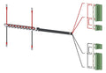 Siemens 3KC9833-6 f.3KC8 Spannungs- versorgungskabel unterseitig 2p f.1600A