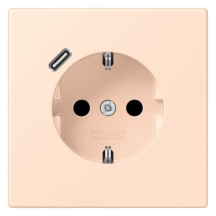 Jung LC1520-18C228 SCHUKO-Steckd.m.USB Typ C LC32091