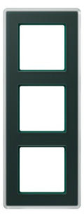 Jung AV583GLMSG Glasrahmen 3f senkr.eu.waager.e Montage Glas A VIVA sm