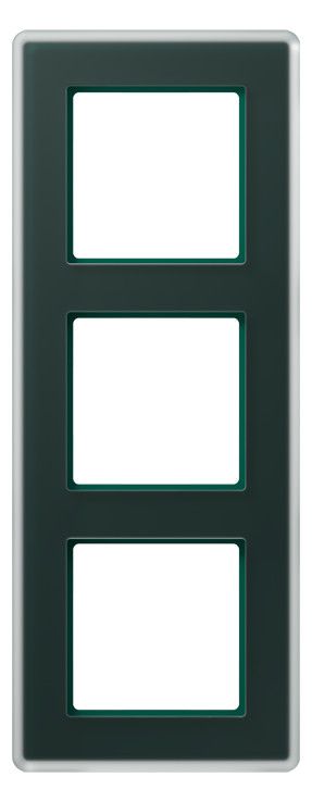 Jung AV583GLMSG Glasrahmen 3f senkr.eu.waager.e Montage Glas A VIVA sm