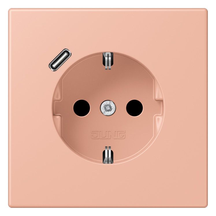 Jung LC1520-18C231 SCHUKO-Steckd.m.USB Typ C LC32102
