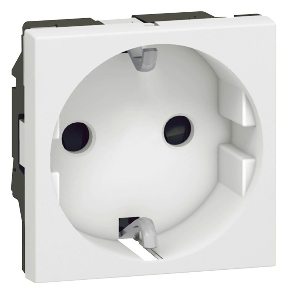 Legrand 278211L Schuko Steckdose erh.Berührungsschutz Mosaic ultraweiß