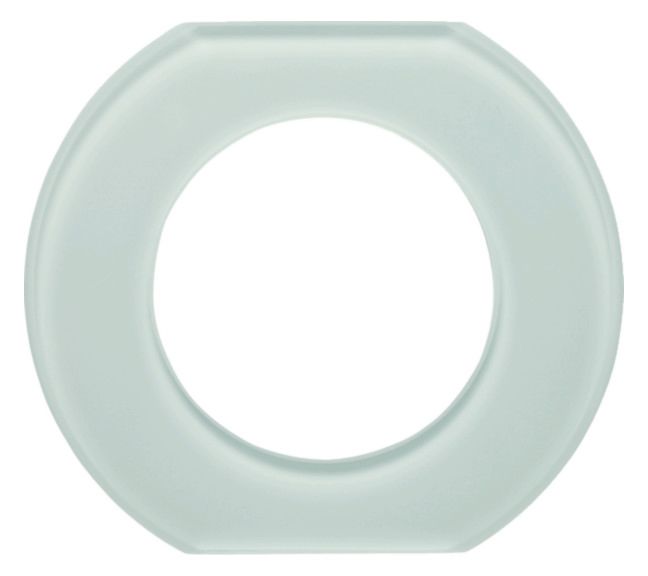 Berker 109309 Glasmittelrahmen 1fach Serie Glas polarweiß