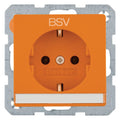 Berker 47506024 Steckdose SCHUKO Aufdruck BSV Beschriftungsfeld Q.x org