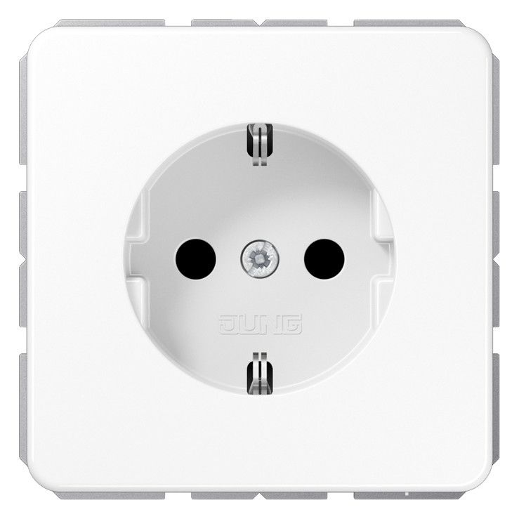 Jung CD1520BFWW SCHUKO Steckdose bruchsicher alpinweiß