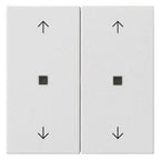 GIRA 538627 Wippe 2fach Pfeile KF System 55 Reinweiß seidenmatt