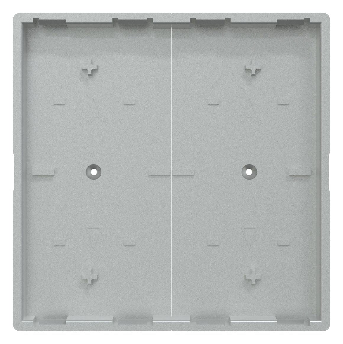 Mert MEG 5226-0460 Wippen f.Taster- Modul 2f (Szene1/2 blank) aluminium