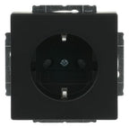 BJ 20 EUCRB-885 SCHUKO Steckdosen Einsatz o.Spreize schwarz matt future