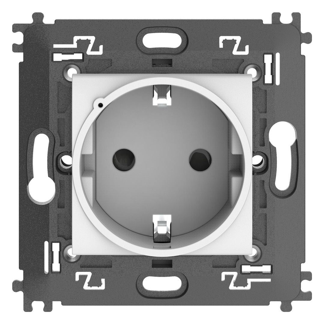BTicino N4141AC vernet. Schuko Steckdose f.LivingLight with Netatmo Weiß