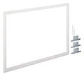 Hager FZ14B Blendrahmen universZ 4feldig RAL9010 f.Schrankgröße 800x1050mm