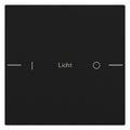 GIRA 5761005 Wippenset 1fach indiv. Tastsensor4 System 55 Schwarz matt(la)