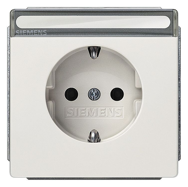 Siemens 5UB1856 DELTA style rot SCHUKO Steckdose Näpfchen Feld+erh.Ber.