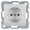 Berker 41091404 Steckdose SCHUKO+LED B.7 alu matt