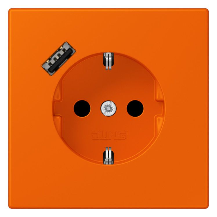 Jung LC1520-18A224 SCHUKO-Steckd.m.USB Typ A LC32080