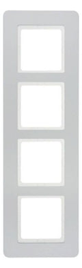 Berker 10146184 Rahmen 4fach Q.7 alu samt lackiert