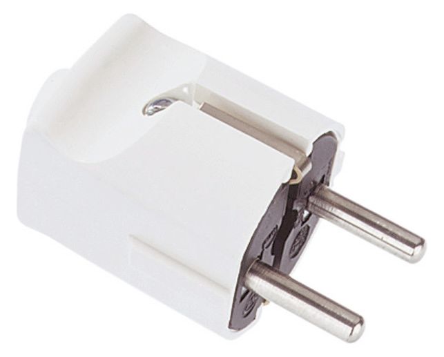 Bachmann 910.270 SCHUKO Zentralstecker weiß kleine Ausführung DIN49441