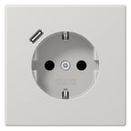 Jung LS1520-18CLG SCHUKOsteckdose m.USB Typ C