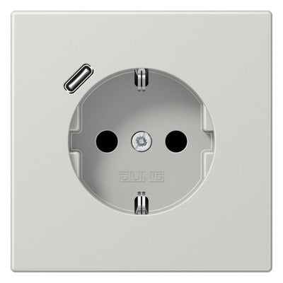 Jung LS1520-18CLG SCHUKOsteckdose m.USB Typ C