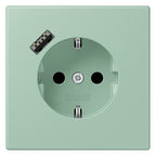 Jung LC1520-18A217 SCHUKO-Steckd.m.USB Typ A LC32041